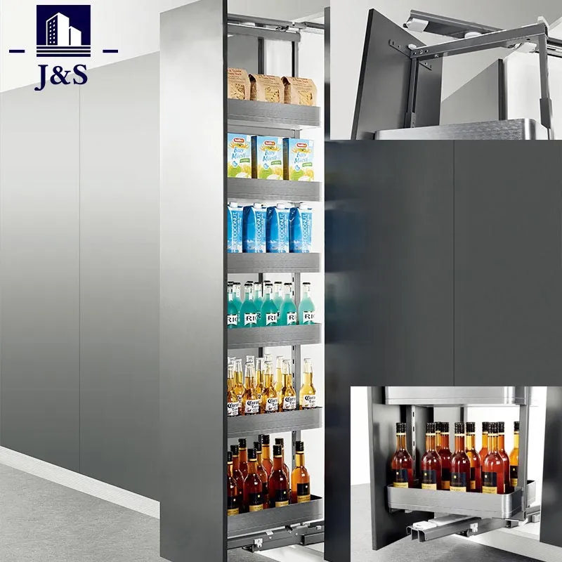 کیا Soft Close Revolving Tall Unit Pull-Out پینٹری آرگنائزر کچن اسٹوریج کے لیے ایک مثالی آپشن ہے؟
